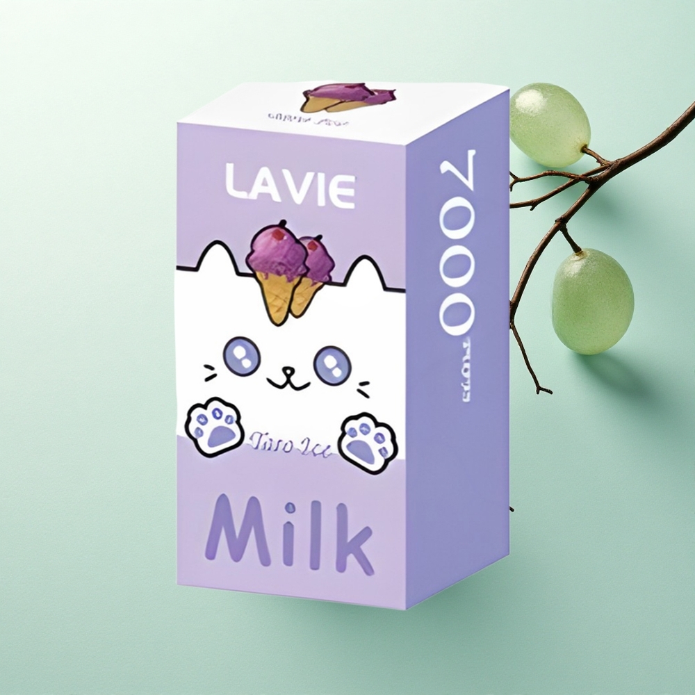 Lavie Milk 7000 Puffs Uogienų Ledas 16ML 600mAh