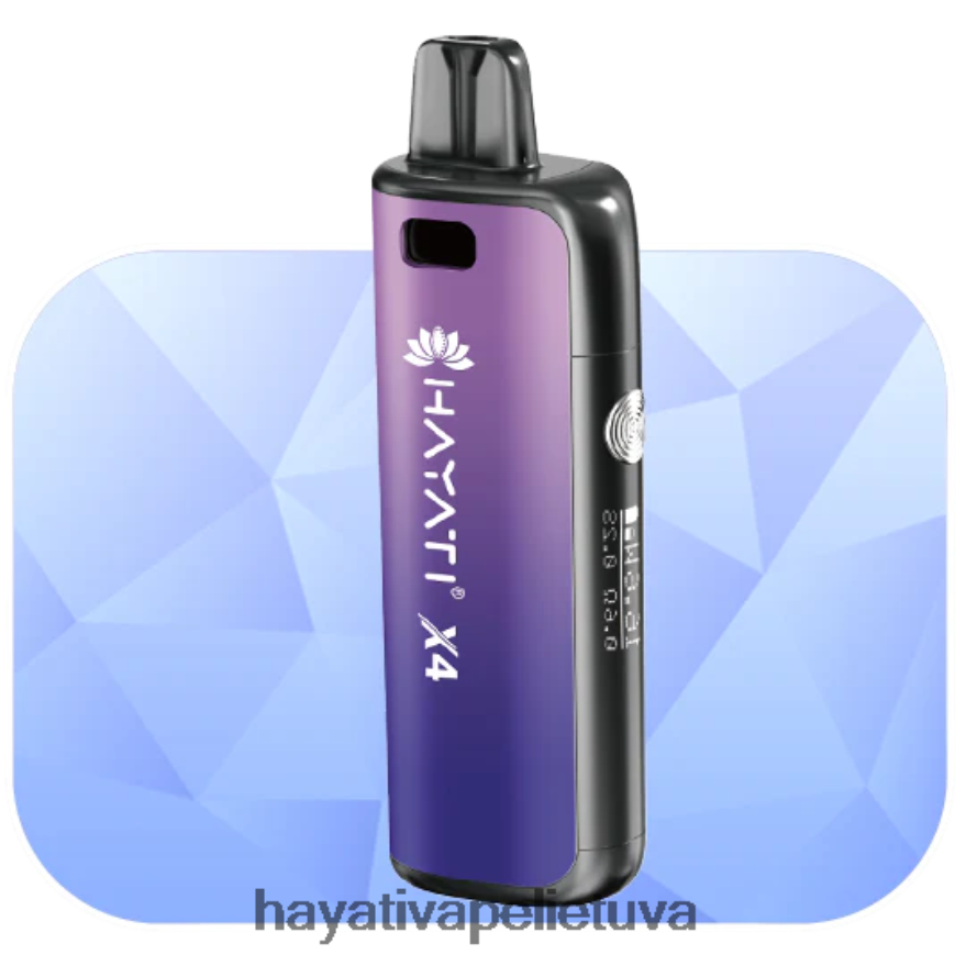 Hayati X4 daugkartinio užpildymo ankščių sistema miglota violetinė Hayati lietuva FFBB0Z61