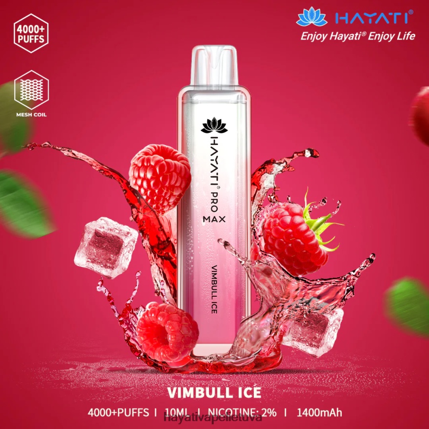 Hayati Pro Max vienkartiniai vimbulio ledas Hayati flavour vapes FFBB0Z126